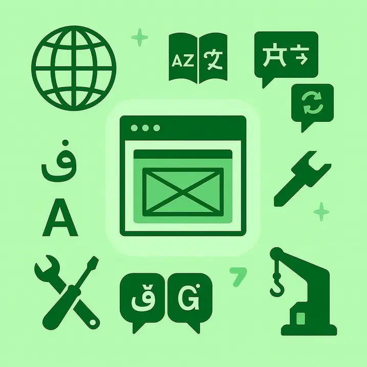 طراحی سایت صنعتی چند زبانه