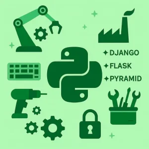 طراحی سایت صنعتی با پایتون