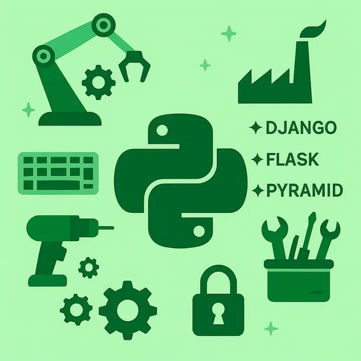 طراحی سایت صنعتی با پایتون