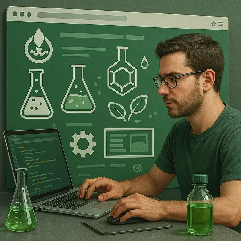 اهمیت طراحی سایت صنایع شیمیایی