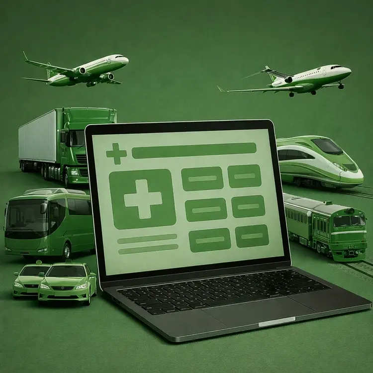 امکانات طراحی سایت حمل و نقل